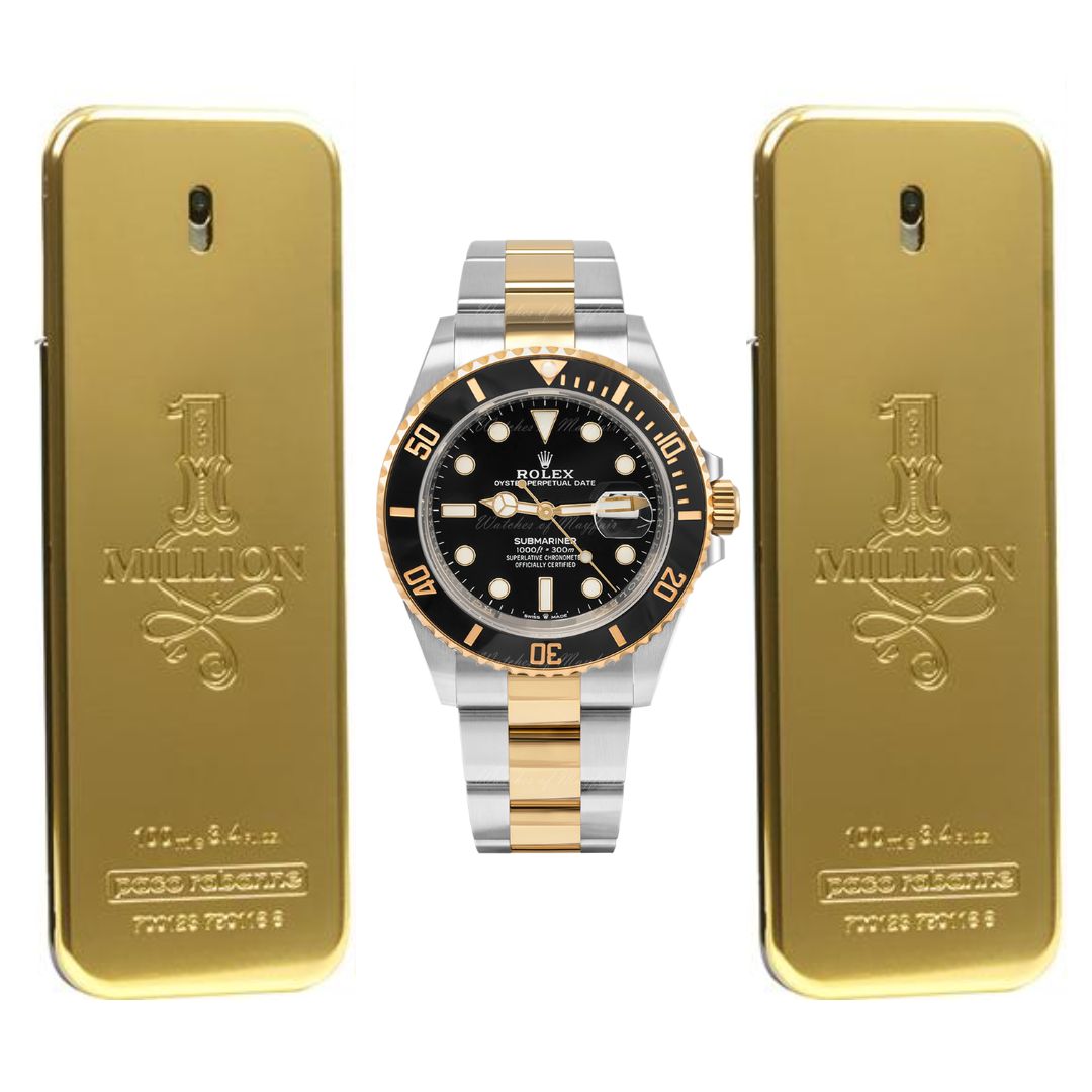 KIT 2 ONE MILLION+RELOJ ROLEX SUBMARINER