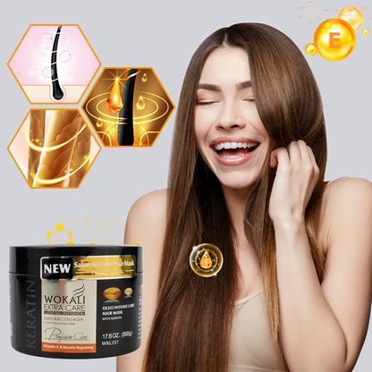 COMPRE 1 LLEVE 2 Mascarilla capilar profesional con queratina y vitamina E.